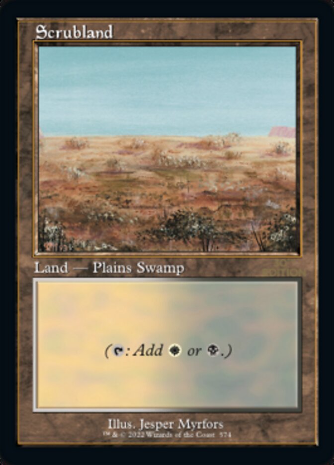 Scrubland (Retro) [30th Anniversary Edition] MTG Single Magic: The Gathering | Red Claw Gaming