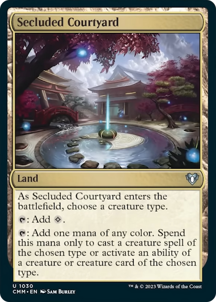 Secluded Courtyard [Commander Masters] MTG Single Magic: The Gathering | Red Claw Gaming