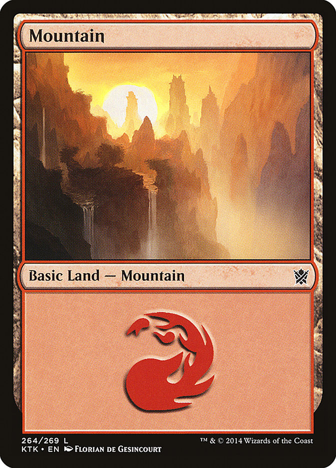 Mountain (264) [Khans of Tarkir] MTG Single Magic: The Gathering | Red Claw Gaming