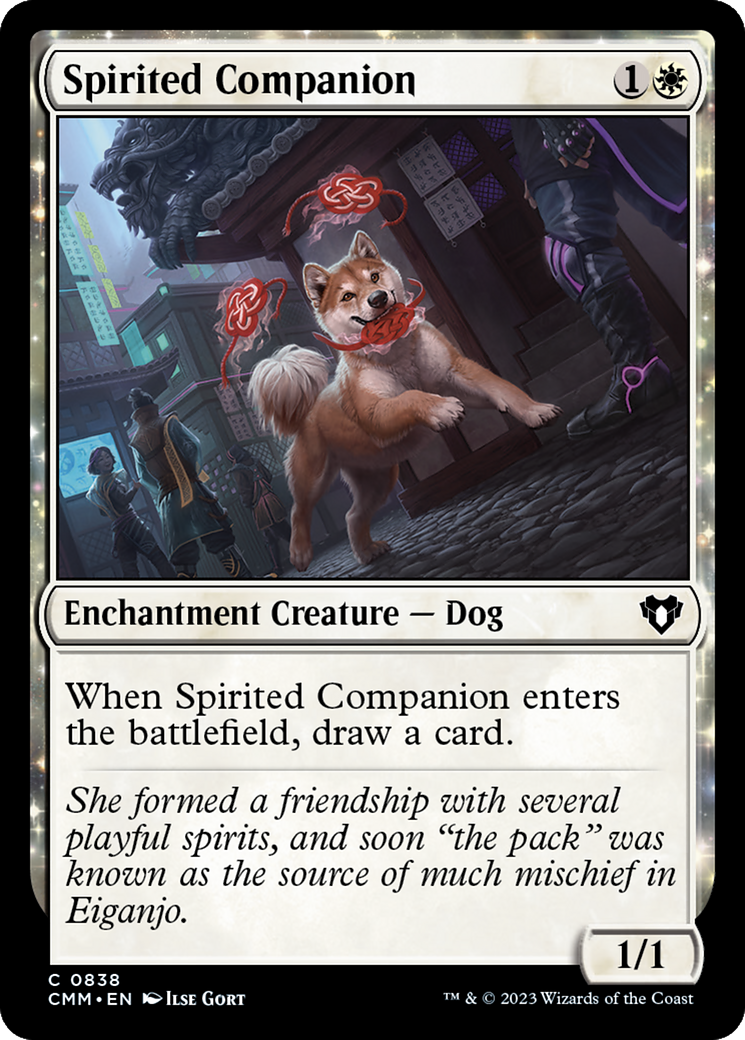 Spirited Companion [Commander Masters] MTG Single Magic: The Gathering | Red Claw Gaming