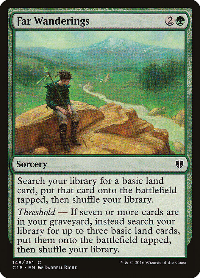 Far Wanderings [Commander 2016] MTG Single Magic: The Gathering | Red Claw Gaming