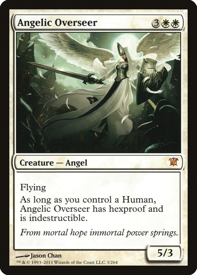 Angelic Overseer [Innistrad] MTG Single Magic: The Gathering | Red Claw Gaming