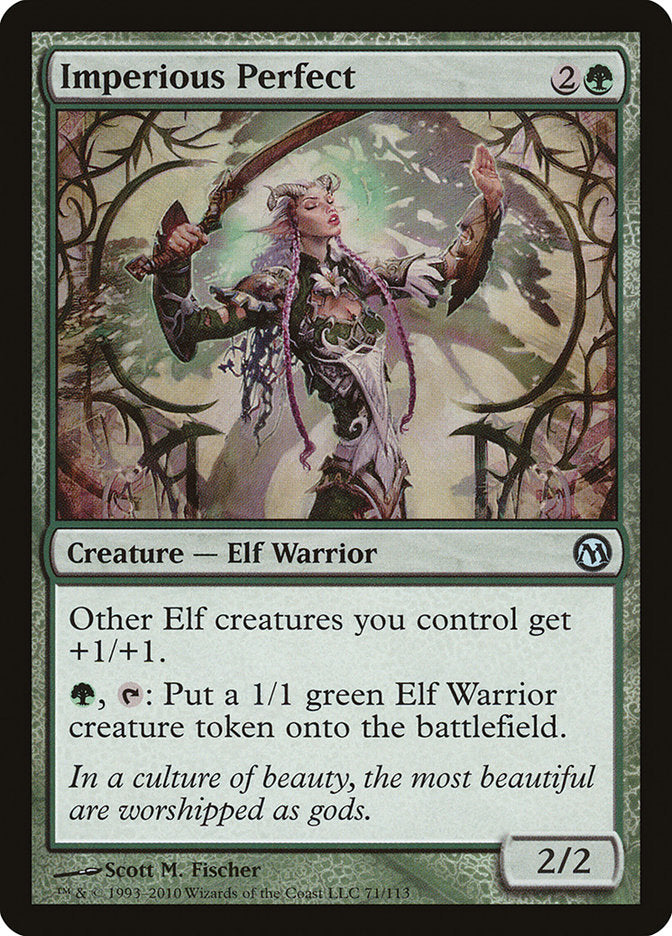 Imperious Perfect [Duels of the Planeswalkers] MTG Single Magic: The Gathering | Red Claw Gaming