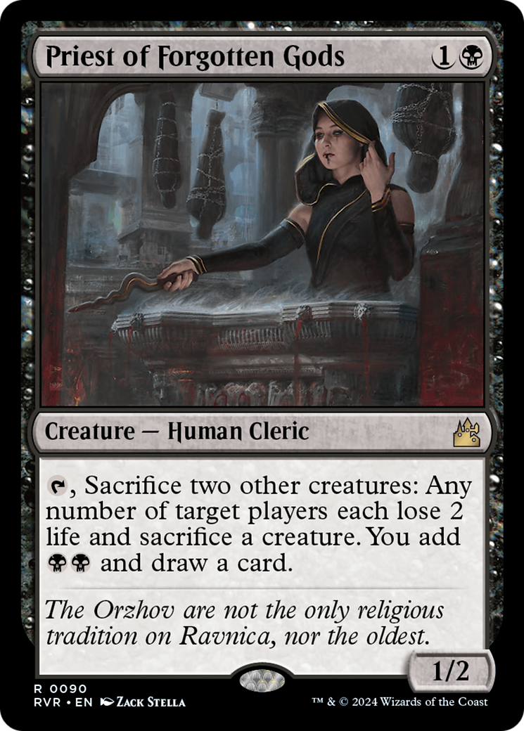 Priest of Forgotten Gods [Ravnica Remastered] MTG Single Magic: The Gathering | Red Claw Gaming