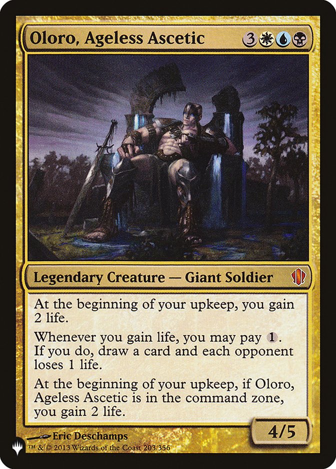 Oloro, Ageless Ascetic [The List] MTG Single Magic: The Gathering    | Red Claw Gaming