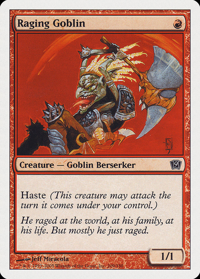 Raging Goblin [Ninth Edition] MTG Single Magic: The Gathering | Red Claw Gaming