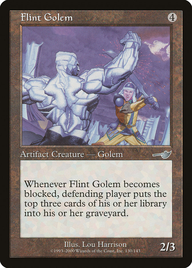 Flint Golem [Nemesis] MTG Single Magic: The Gathering | Red Claw Gaming