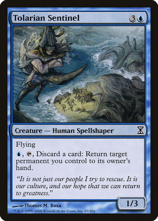 Tolarian Sentinel [Time Spiral] MTG Single Magic: The Gathering | Red Claw Gaming