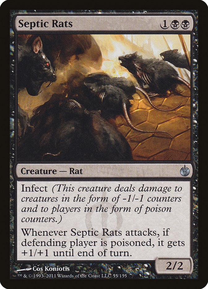 Septic Rats [Mirrodin Besieged] MTG Single Magic: The Gathering | Red Claw Gaming