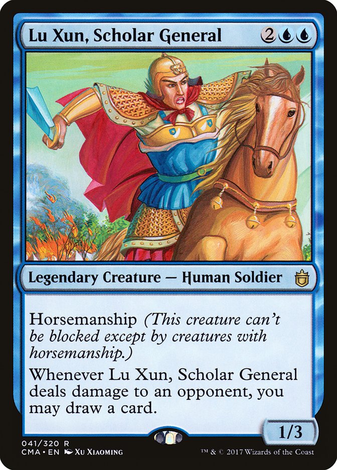 Lu Xun, Scholar General [Commander Anthology] MTG Single Magic: The Gathering | Red Claw Gaming