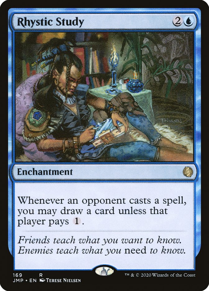 Rhystic Study [Jumpstart] MTG Single Magic: The Gathering | Red Claw Gaming