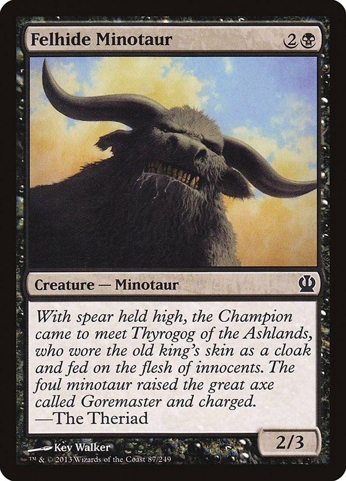 Felhide Minotaur [Theros] MTG Single Magic: The Gathering | Red Claw Gaming