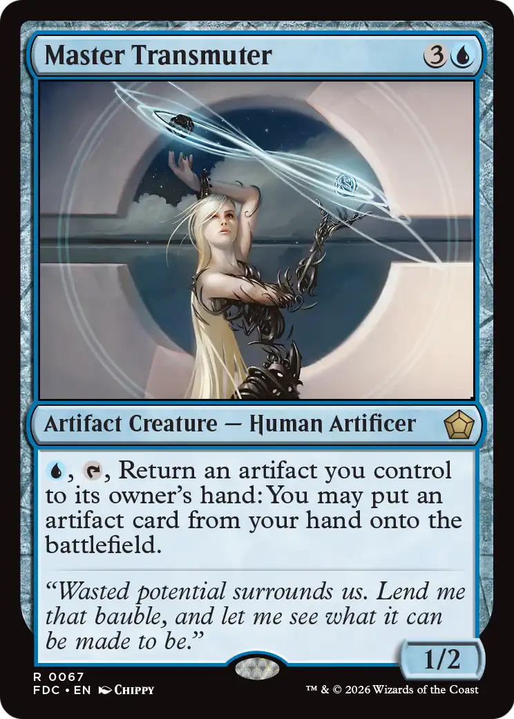 Master Transmuter [Foundations Commander] | Red Claw Gaming
