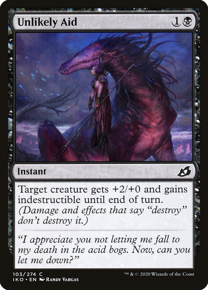 Unlikely Aid [Ikoria: Lair of Behemoths] MTG Single Magic: The Gathering | Red Claw Gaming