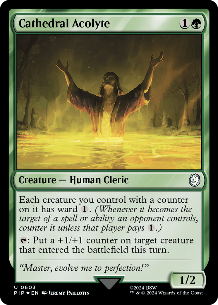 Cathedral Acolyte (Surge Foil) [Fallout] MTG Single Magic: The Gathering | Red Claw Gaming