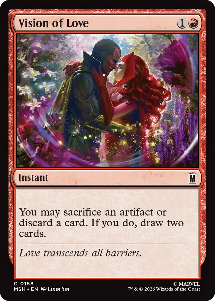 Vision of Love [Marvel Super Heroes] | Red Claw Gaming