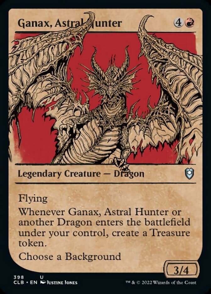 Ganax, Astral Hunter (Showcase) [Commander Legends: Battle for Baldur's Gate] MTG Single Magic: The Gathering | Red Claw Gaming