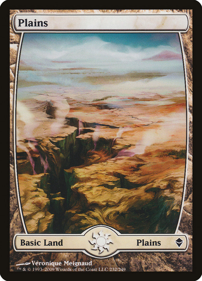 Plains (232) [Zendikar] MTG Single Magic: The Gathering | Red Claw Gaming