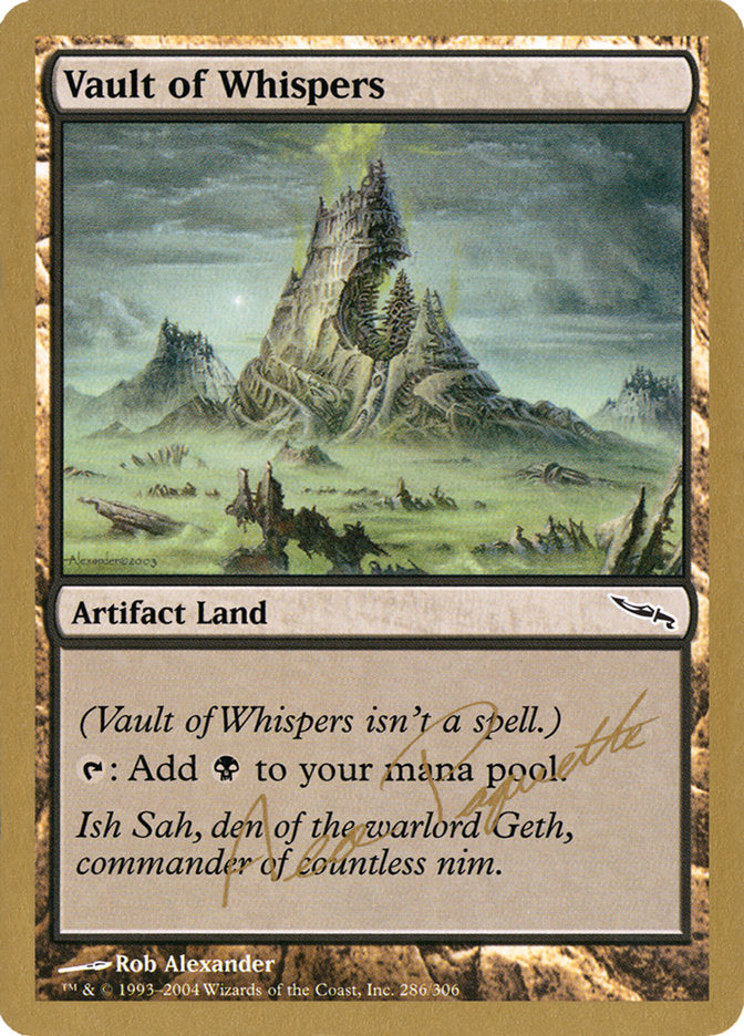 Vault of Whispers (Aeo Paquette) [World Championship Decks 2004] MTG Single Magic: The Gathering    | Red Claw Gaming