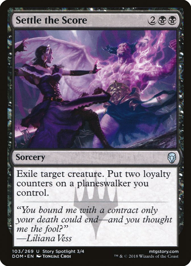 Settle the Score [Dominaria] MTG Single Magic: The Gathering | Red Claw Gaming