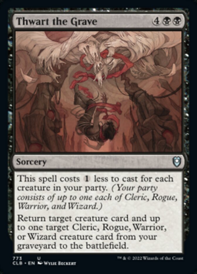 Thwart the Grave [Commander Legends: Battle for Baldur's Gate] MTG Single Magic: The Gathering | Red Claw Gaming
