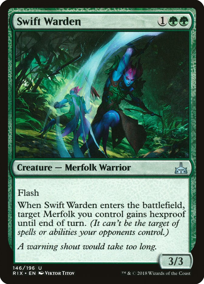 Swift Warden [Rivals of Ixalan] MTG Single Magic: The Gathering | Red Claw Gaming
