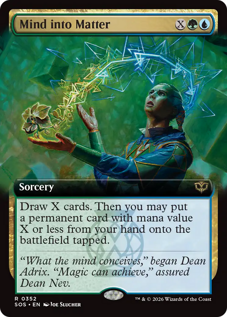 Mind into Matter (Extended Art) [Secrets of Strixhaven] MTG Single Magic: The Gathering | Red Claw Gaming