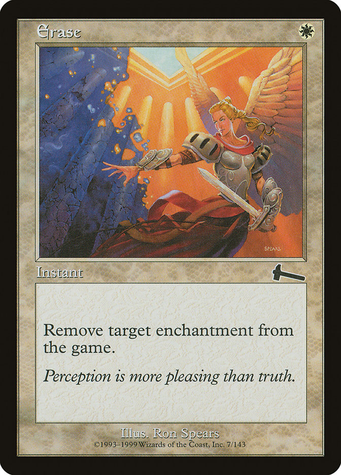 Erase [Urza's Legacy] MTG Single Magic: The Gathering | Red Claw Gaming