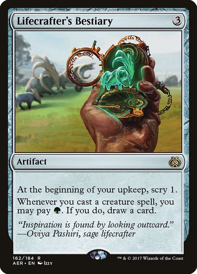 Lifecrafter's Bestiary [Aether Revolt] MTG Single Magic: The Gathering | Red Claw Gaming