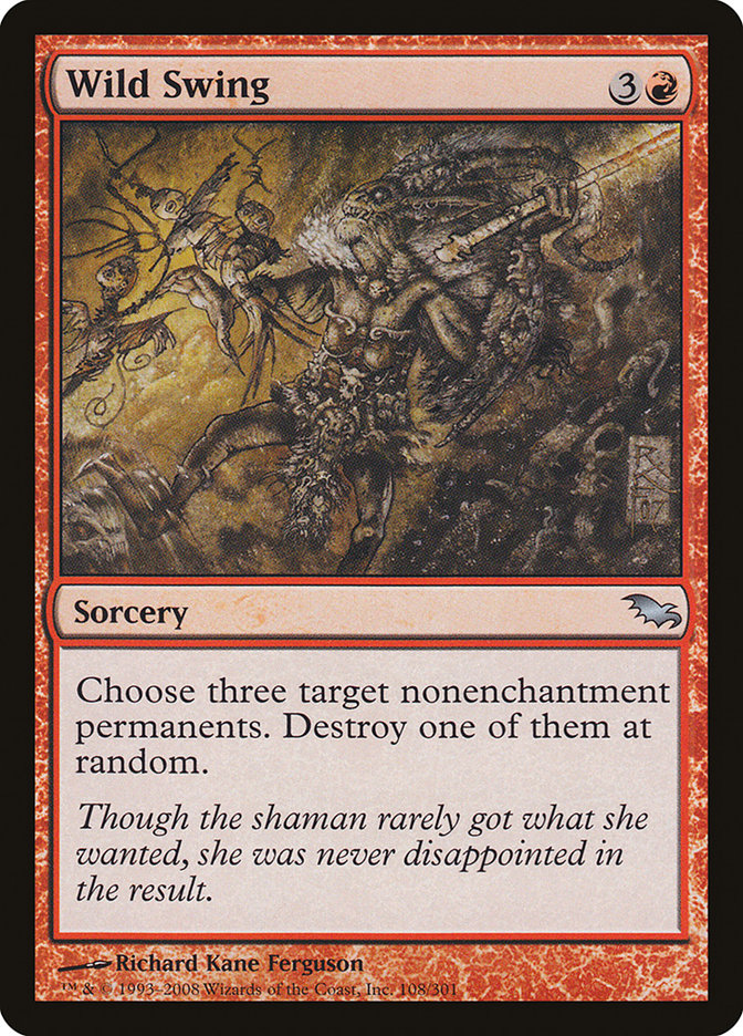 Wild Swing [Shadowmoor] MTG Single Magic: The Gathering | Red Claw Gaming