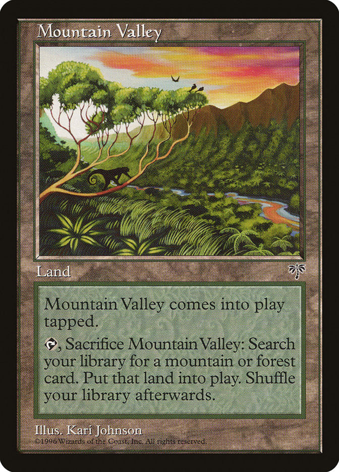 Mountain Valley [Mirage] MTG Single Magic: The Gathering | Red Claw Gaming