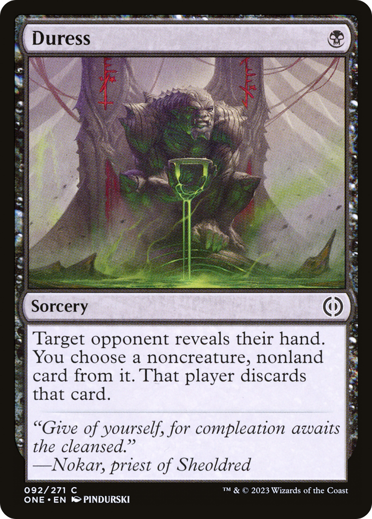 Duress [Phyrexia: All Will Be One] MTG Single Magic: The Gathering | Red Claw Gaming
