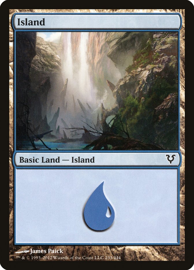 Island (233) [Avacyn Restored] MTG Single Magic: The Gathering | Red Claw Gaming