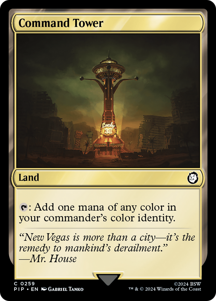 Command Tower [Fallout] MTG Single Magic: The Gathering | Red Claw Gaming