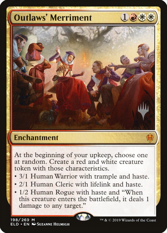 Outlaws' Merriment (Promo Pack) [Throne of Eldraine Promos] MTG Single Magic: The Gathering | Red Claw Gaming