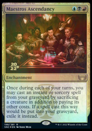 Maestros Ascendancy [Streets of New Capenna Prerelease Promos] MTG Single Magic: The Gathering | Red Claw Gaming