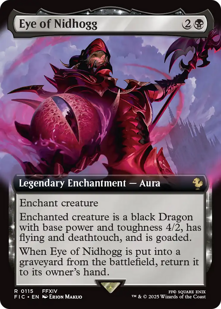 Eye of Nidhogg (Extended Art) [FINAL FANTASY Commander] MTG Single Magic: The Gathering | Red Claw Gaming