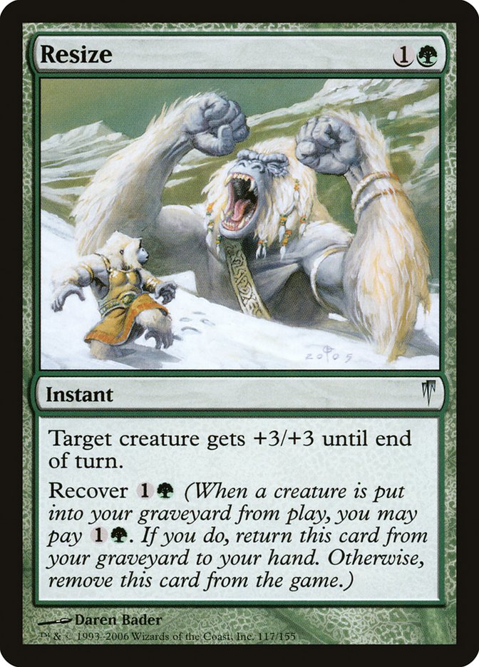Resize [Coldsnap] MTG Single Magic: The Gathering | Red Claw Gaming