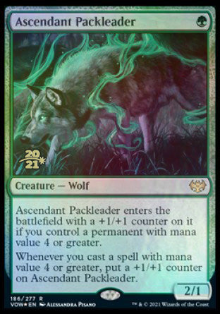 Ascendant Packleader [Innistrad: Crimson Vow Prerelease Promos] MTG Single Magic: The Gathering | Red Claw Gaming