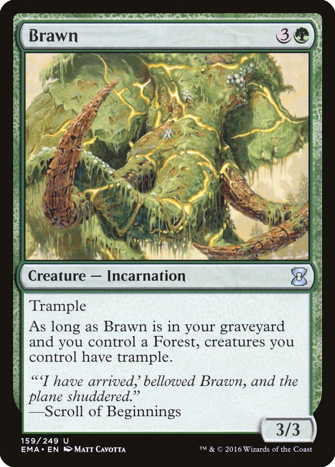Brawn [Eternal Masters] MTG Single Magic: The Gathering | Red Claw Gaming