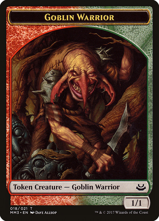 Goblin Warrior Token [Modern Masters 2017 Tokens] MTG Single Magic: The Gathering | Red Claw Gaming