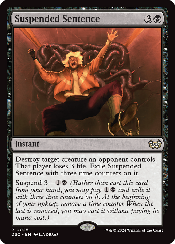 Suspended Sentence [Duskmourn: House of Horror Commander] MTG Single Magic: The Gathering | Red Claw Gaming