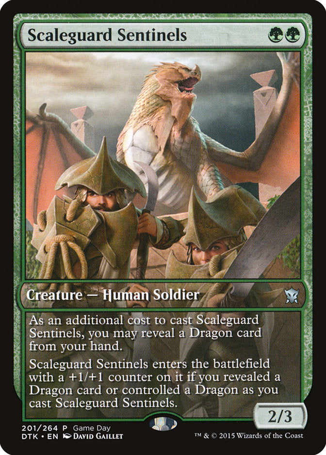 Scaleguard Sentinels (Game Day) [Dragons of Tarkir Promos] MTG Single Magic: The Gathering | Red Claw Gaming