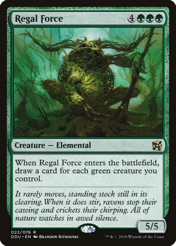Regal Force [Duel Decks: Elves vs. Inventors] MTG Single Magic: The Gathering | Red Claw Gaming