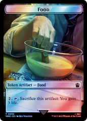 Human (0038) // Food (0058) Double-Sided Token (Surge Foil) [Doctor Who Tokens] MTG Single Magic: The Gathering | Red Claw Gaming