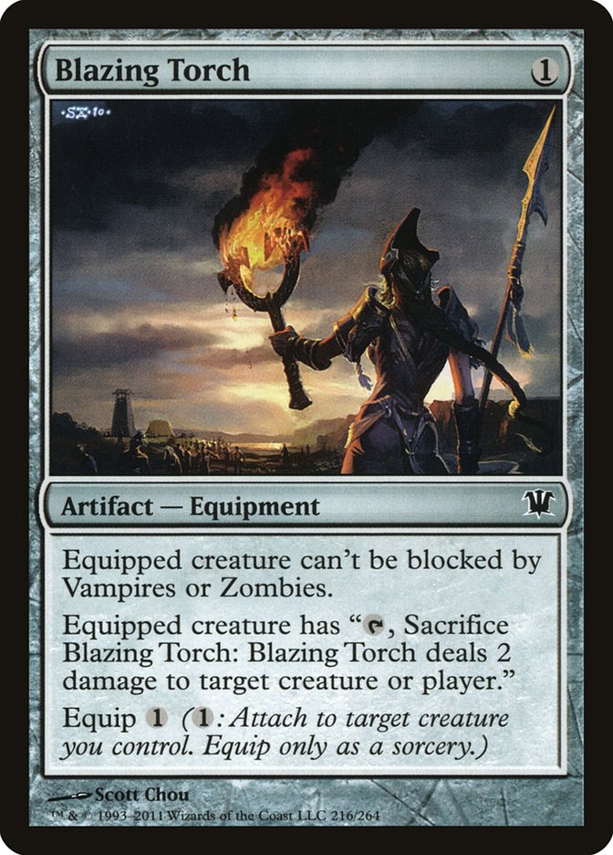 Blazing Torch [Innistrad] MTG Single Magic: The Gathering | Red Claw Gaming