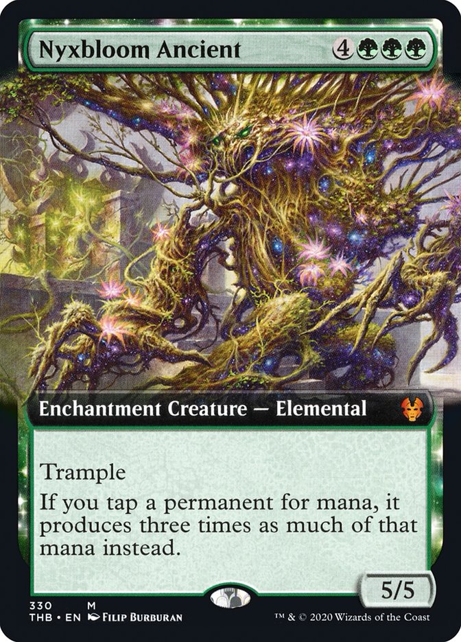 Nyxbloom Ancient (Extended Art) [Theros Beyond Death] MTG Single Magic: The Gathering | Red Claw Gaming