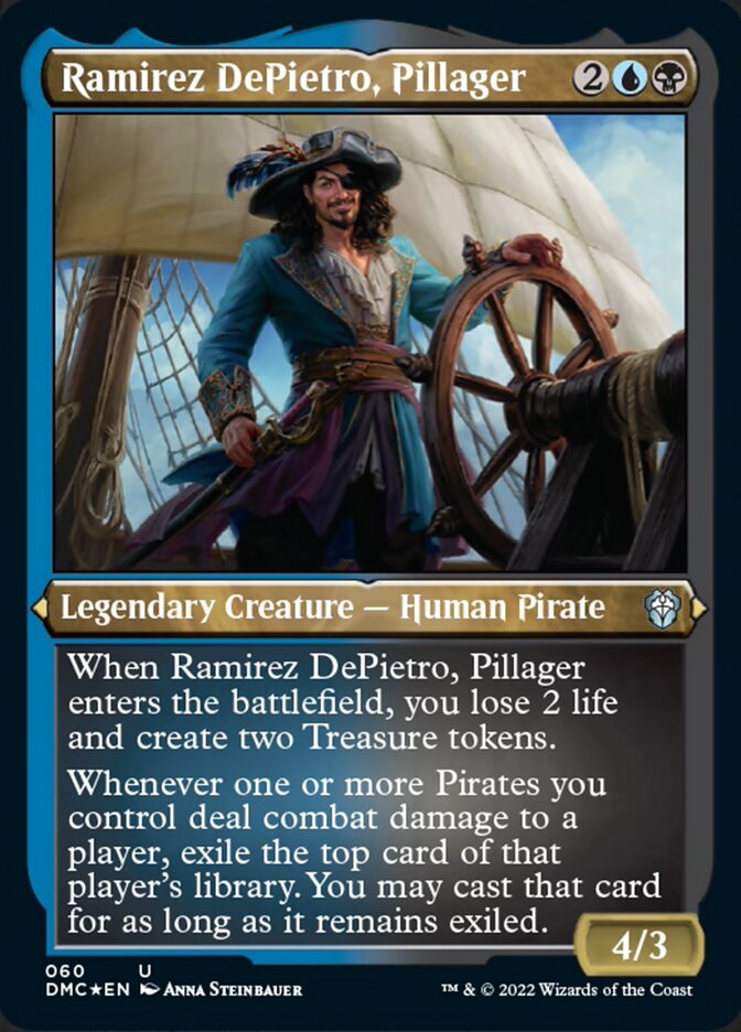 Ramirez DePietro, Pillager (Foil Etched) [Dominaria United Commander] MTG Single Magic: The Gathering | Red Claw Gaming