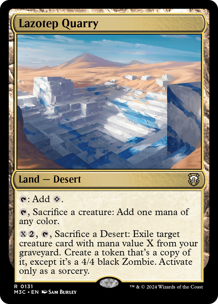 Lazotep Quarry (Extended Art) [Modern Horizons 3 Commander] MTG Single Magic: The Gathering | Red Claw Gaming