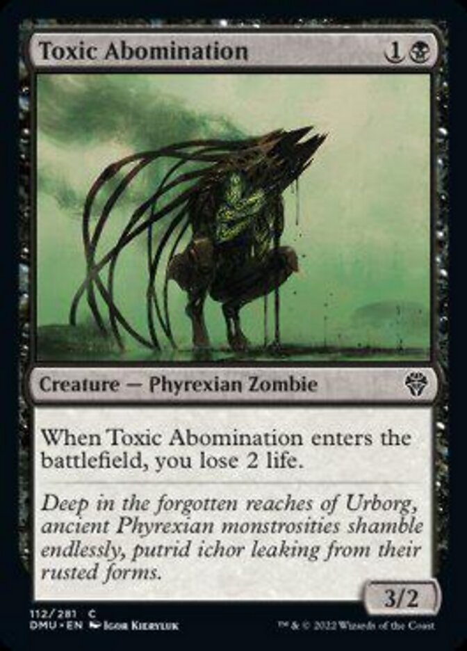 Toxic Abomination [Dominaria United] MTG Single Magic: The Gathering | Red Claw Gaming